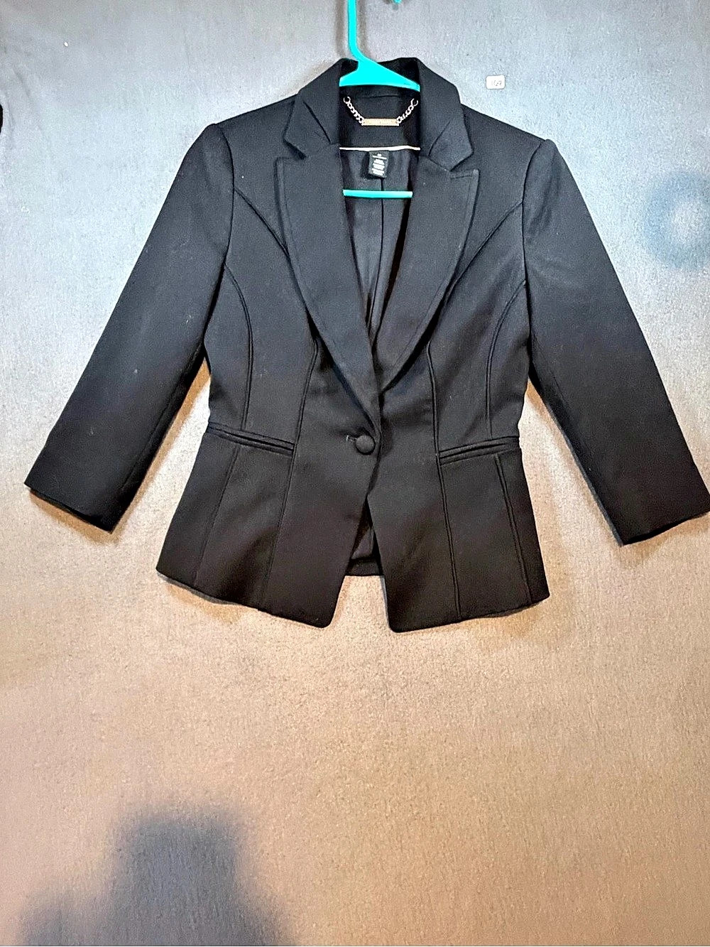 White House Black Market Black Blazer Size 00 Like New